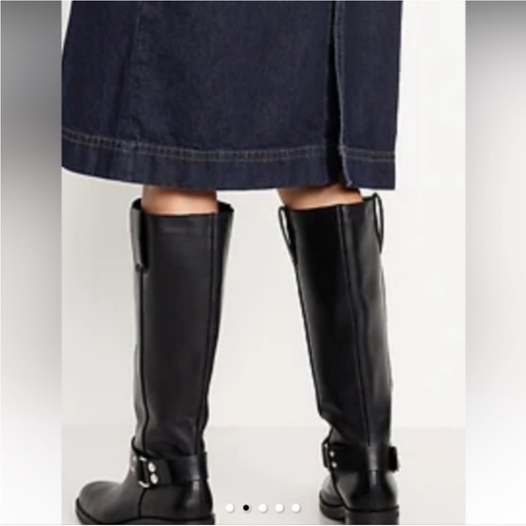 NWT Old Navy Long Denim Barn Coat - Picture 5 of 6